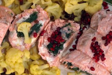 arrosto di salmone all'arancia di Mauro e Mattia Improta