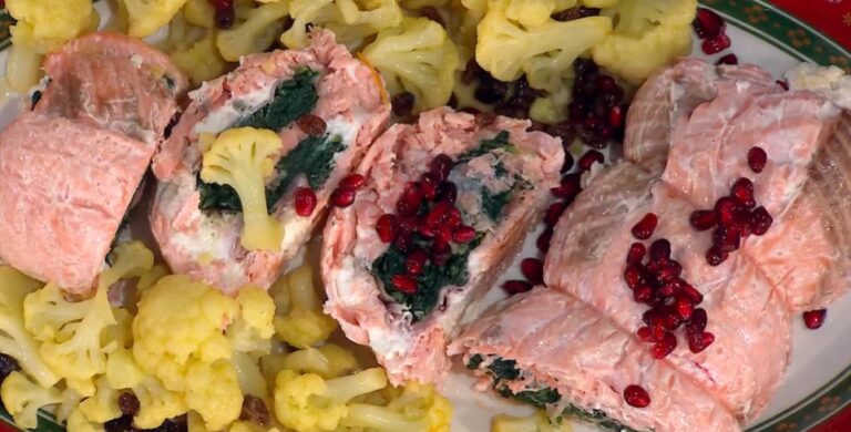 arrosto di salmone all'arancia di Mauro e Mattia Improta