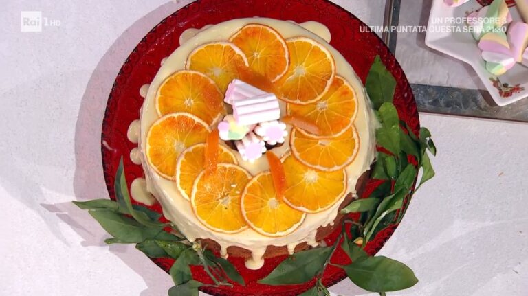 chiffon cake all'arancia di Francesca Marsetti