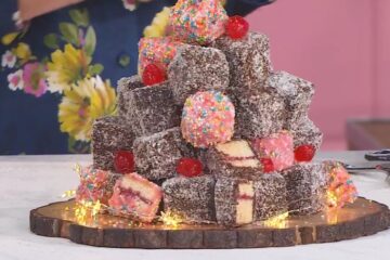 lamington ai lamponi di Natalia Cattelani