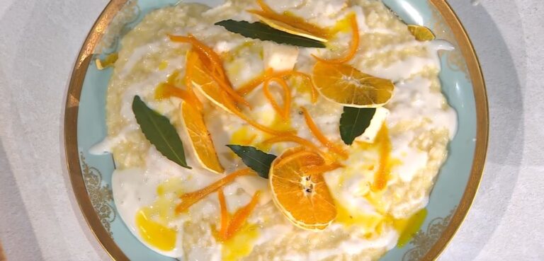 risotto arance e taleggio di Sergio Barzetti