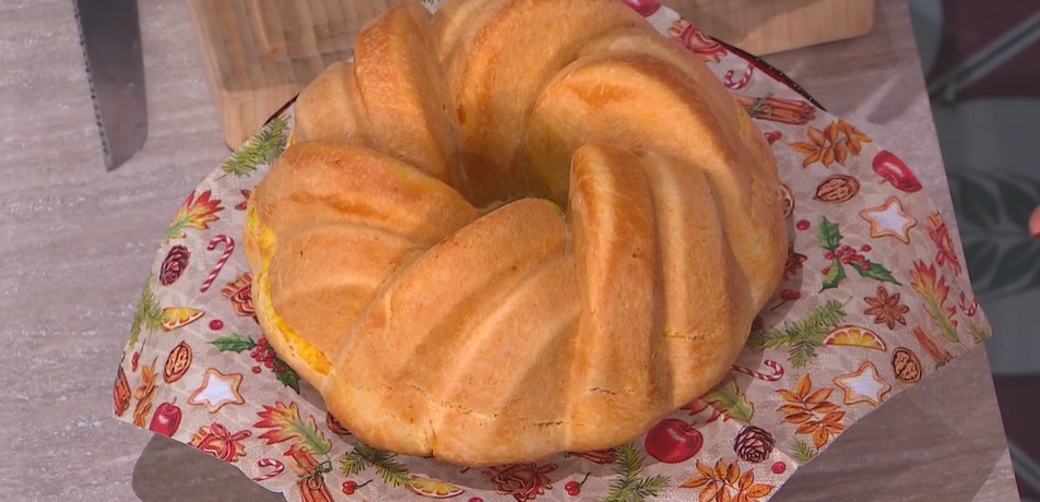 corona di pan brioche salato di Fulvio Marino
