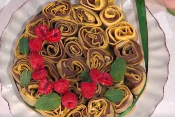 crespelle mele e cioccolato di Natalia Cattelani