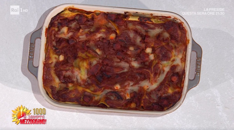 lasagna partenopea di Mauro e Mattia Improta
