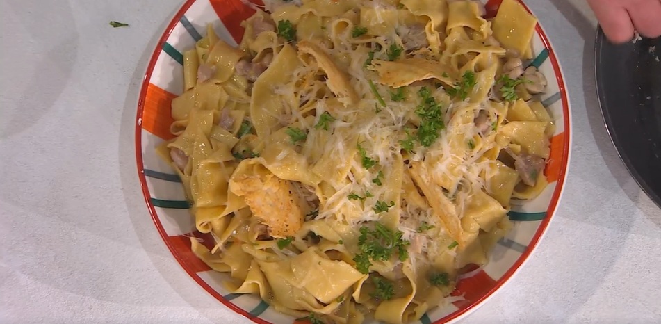 pappardelle pollo e formaggio di Cristian Bertol