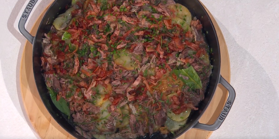 rosticciata di carne e patate di Barbara De Nigris