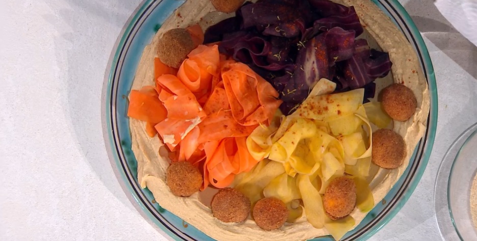 tuorli croccanti con hummus di fagioli di Barbara Agosti