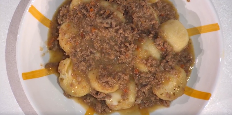 gnocchi al ragù di maiale di Francesca Marsetti
