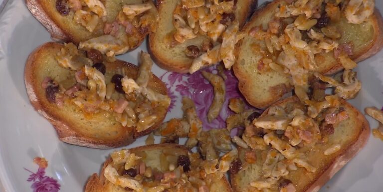 crostini di pollo del 1700 delle suore