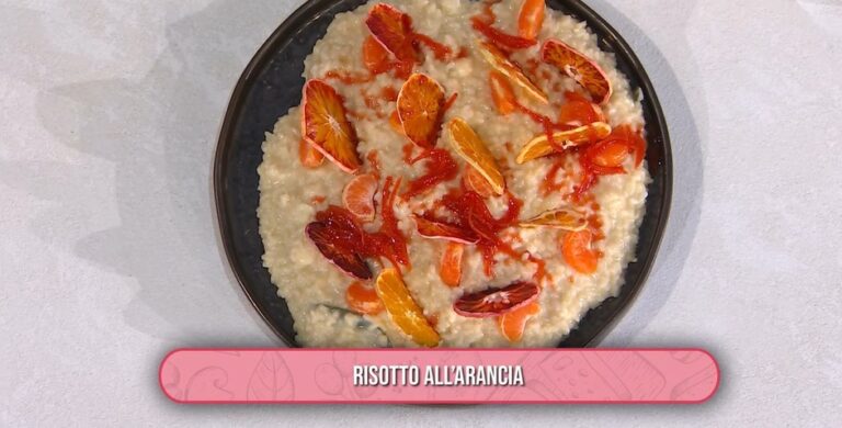 risotto all'arancia di Sergio Barzetti
