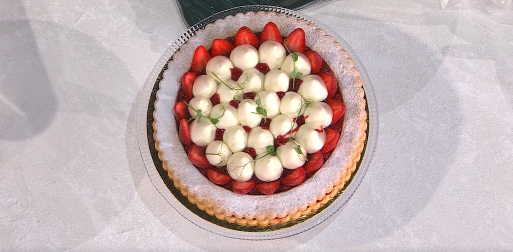 crostata alle fragole di Sal De Riso