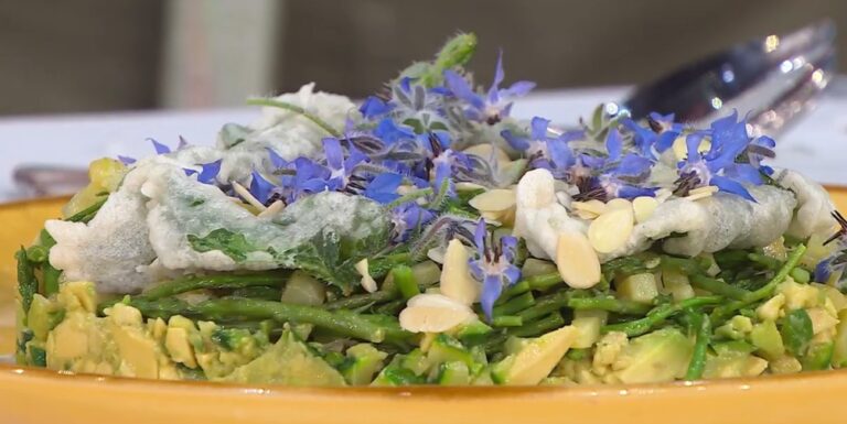 guacamole con zucchine e asparagi selvatici di Antonella Ricci