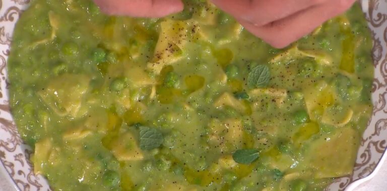 maltagliati piselli pecorino e menta di Crescenzo Morlando