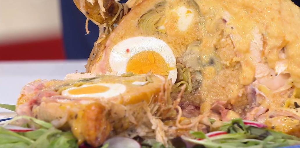 pollo ripieno ai carciofi di Daniele Persegani