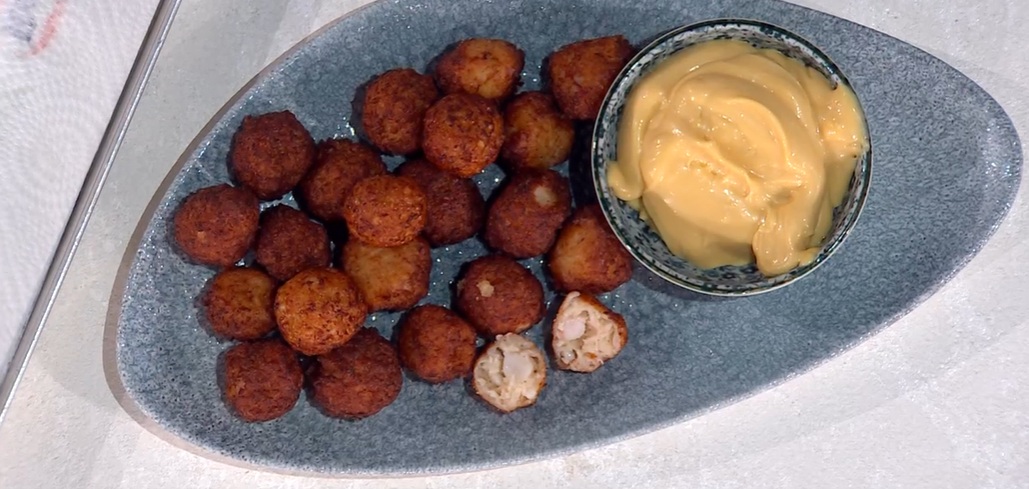 polpette di gamberi alla cantonese