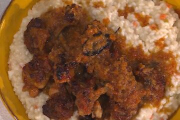 risotto con alette di pollo al Marsala di Sergio Barzetti