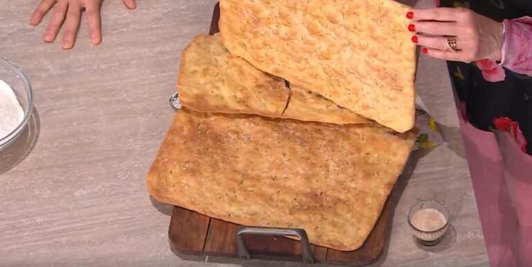 schiacciatine di focaccia di Fulvio Marino