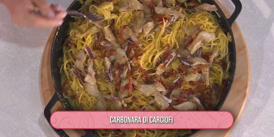 carbonara di carciofi di Andrea Mainardi