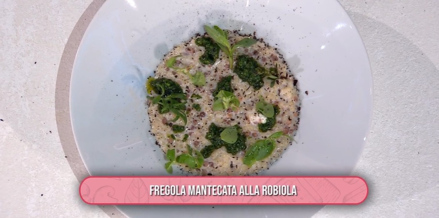 fregola mantecata alla robiola di Ciro Scamardella