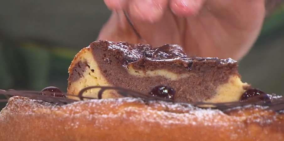 migliaccio variegato al cioccolato e amarene di Antonio Paolino