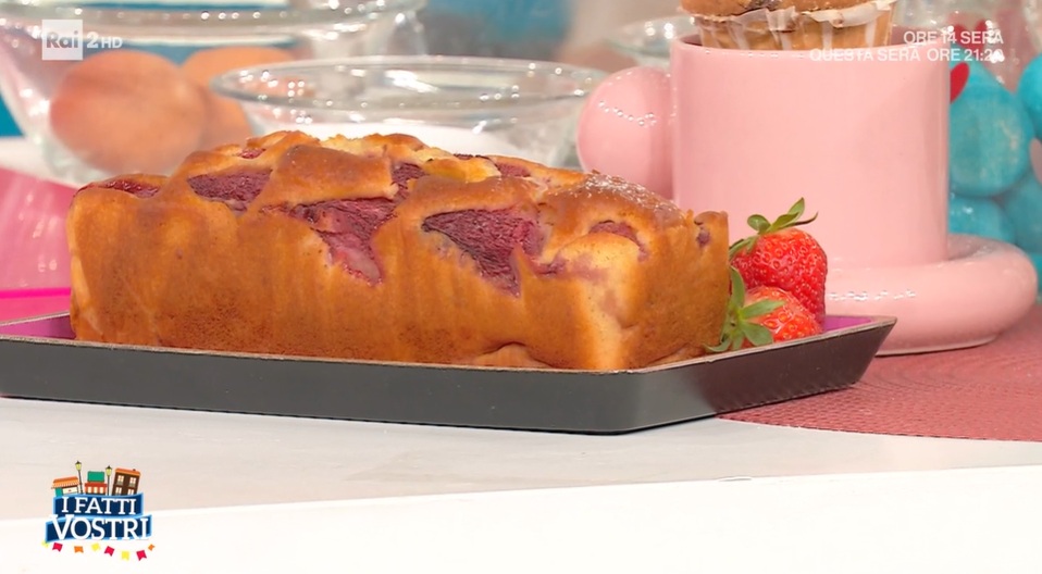 plumcake alle fragole