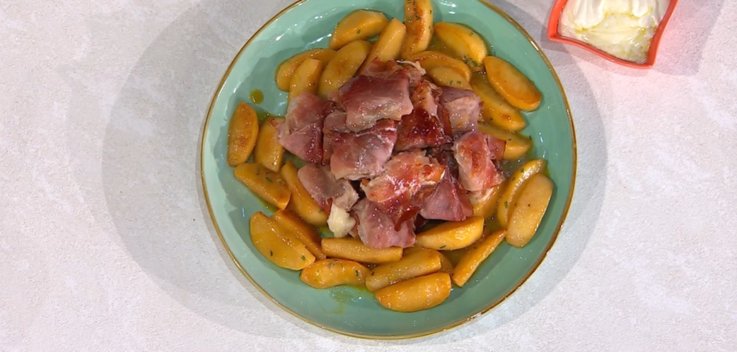 formaggio in crosta di speck di Barbara De Nigris