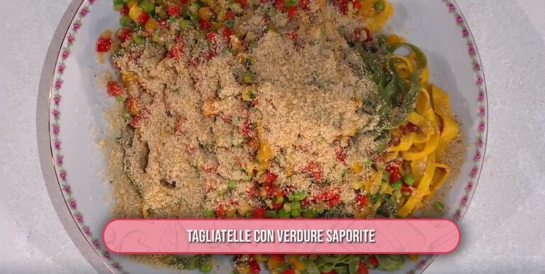 tagliatelle con verdure saporite di Chloe Facchini