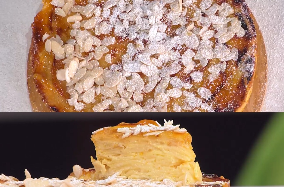 torta millestrati mele e mandorle di Barbara De Nigris