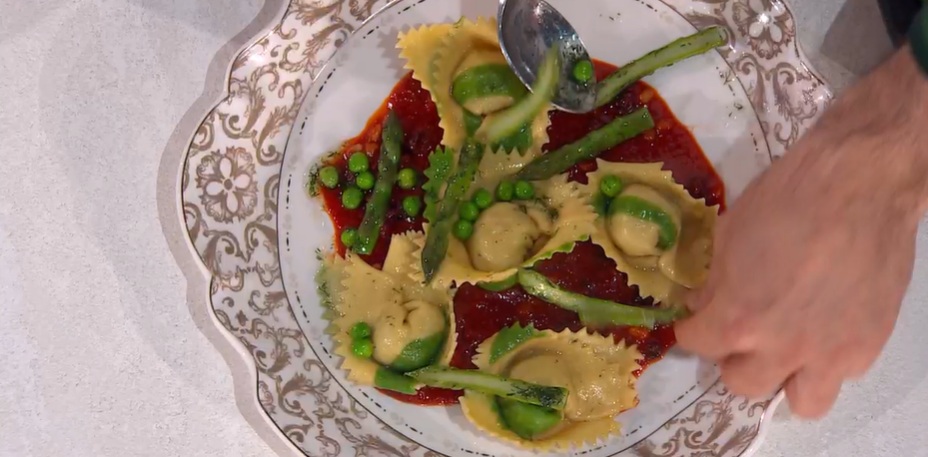 tortelli con salsa all'anciova di Fabio Potenzano