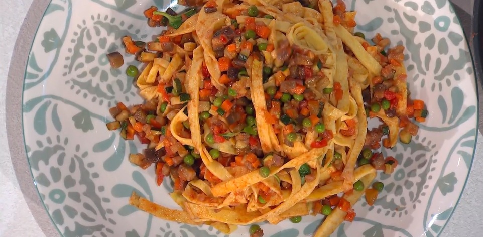 tagliatelle di frittata alle verdure di Barbara Agosti