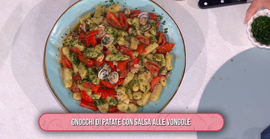 gnocchi di patate con salsa alle vongole di Zia Cri