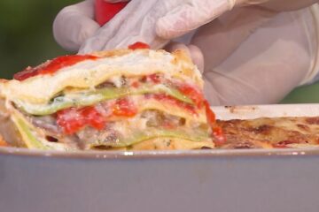 lasagna bianca ai peperoni di gemelli Billi
