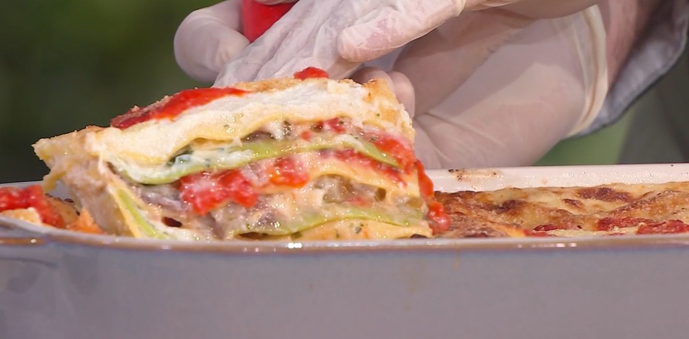 lasagna bianca ai peperoni di gemelli Billi