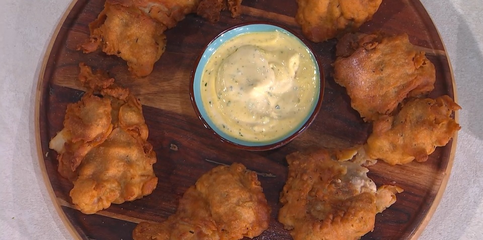 pollo fritto con salsa caesar di Andrea Mainardi