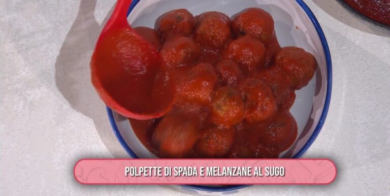 polpette di spada e melanzane al sugo di Giusina Battaglia