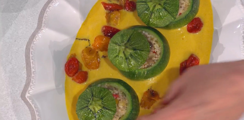 zucchine tonde ripiene di Gian Piero Fava