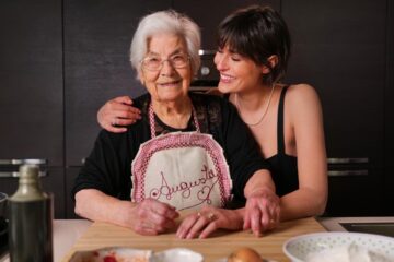 In cucina con la bisnonna