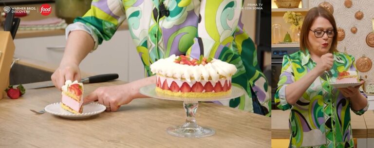 torta alla mousse di fragole
