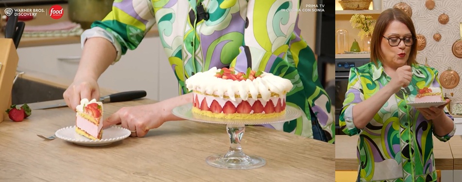 torta alla mousse di fragole