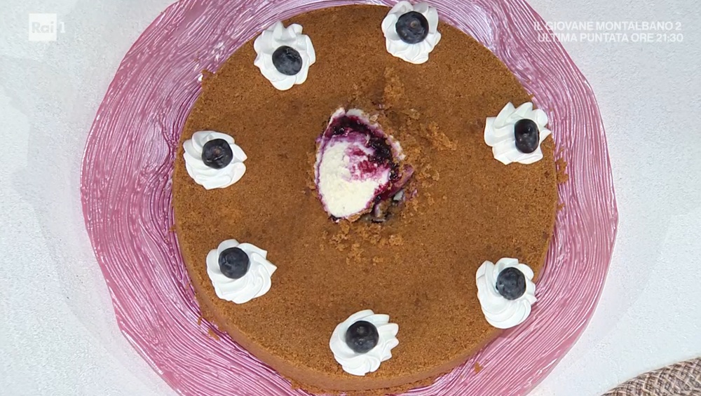 cheesecake rovesciata ai mirtilli di Daniele Persegani