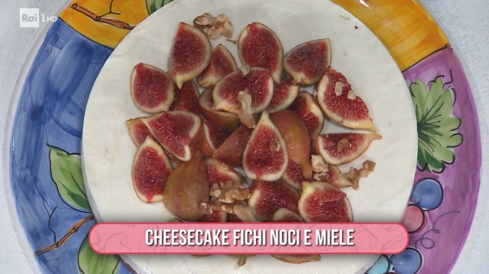 cheesecake fichi noci e miele di Natalia Cattelani