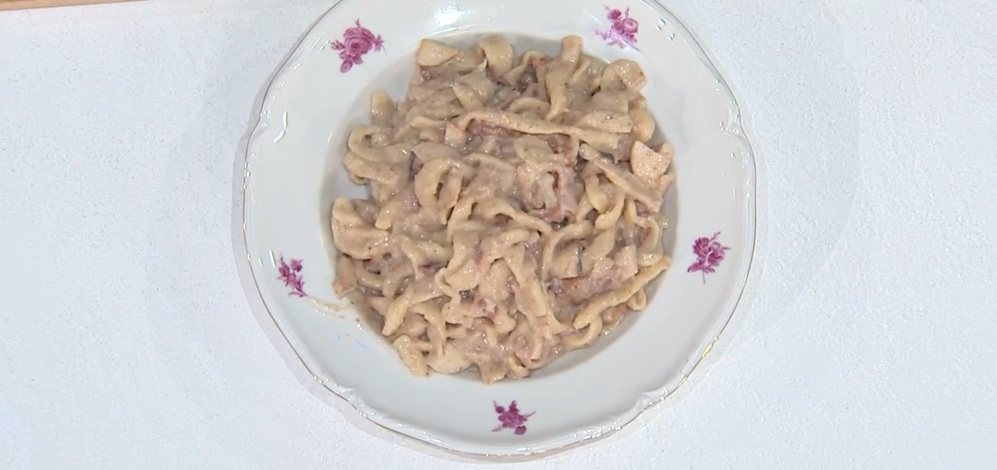 mugnaia al pesto di funghi e noci di Davide Nanni