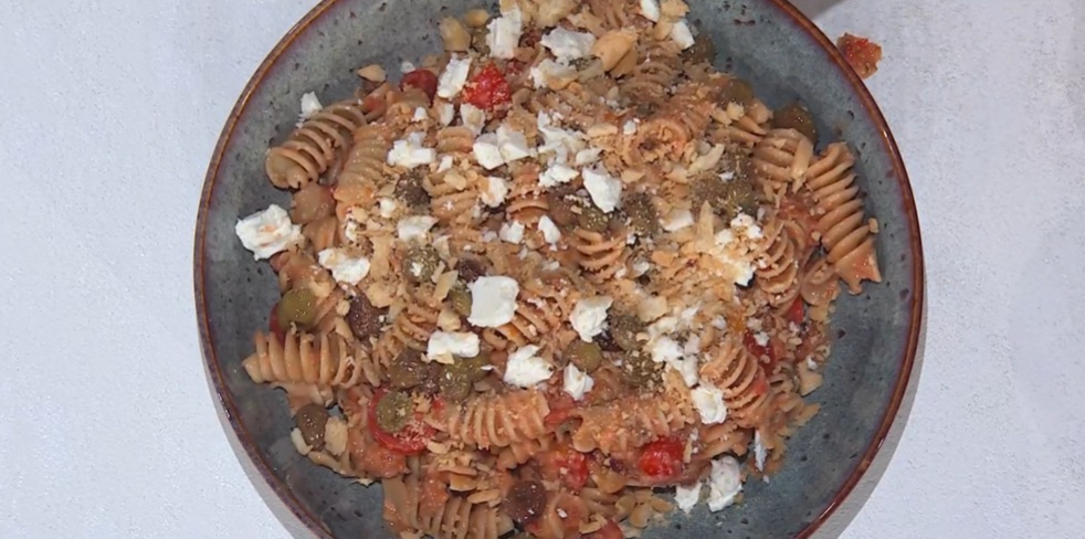 pasta fredda alla mediterranea di zia Cri