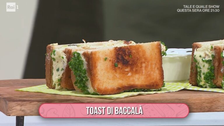 toast di baccalà di gemelli Billi
