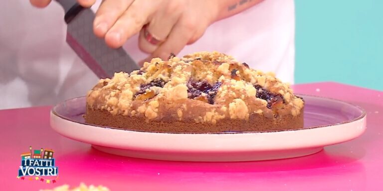 torta alle pere croccante