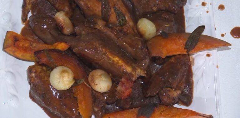 faraona con zucca alla bergamasca di David Fiordigiglio