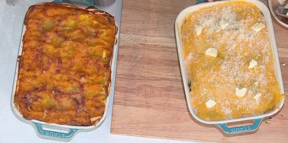 lasagna autunnale alla zucca di Tirmagno