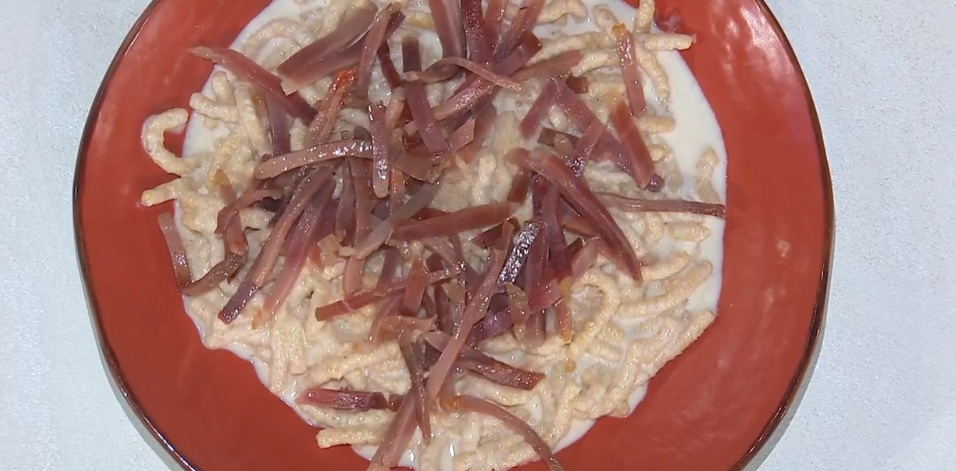 passatelli panna e prosciutto di zia Cri