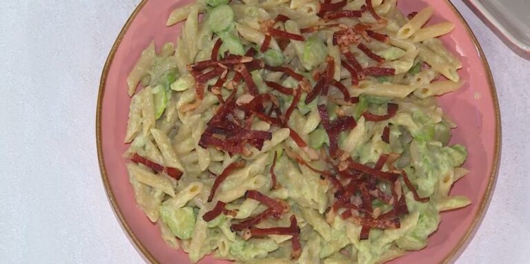 penne zucchine e speck di zia Cri
