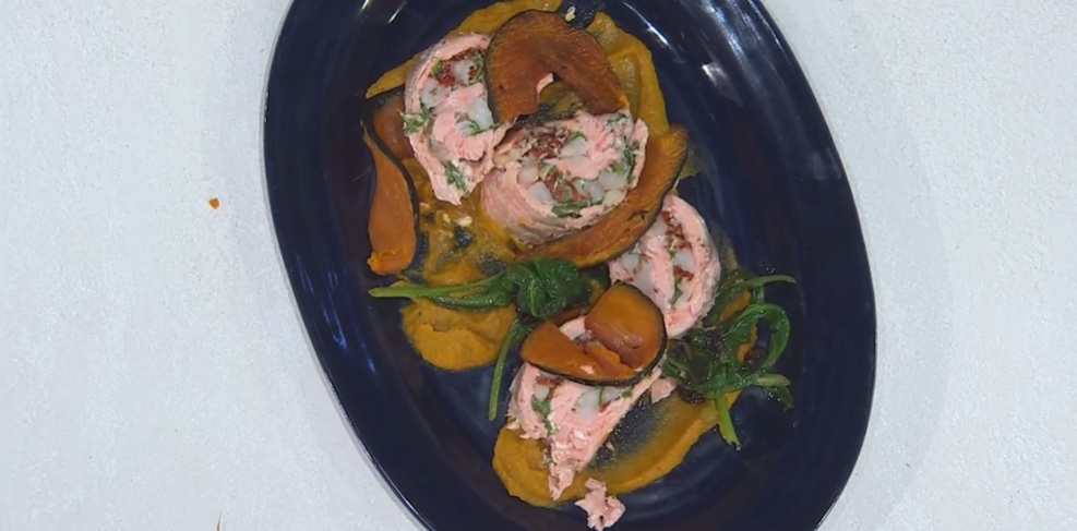 rotolo di salmone al forno di Mauro e Mattia Improta